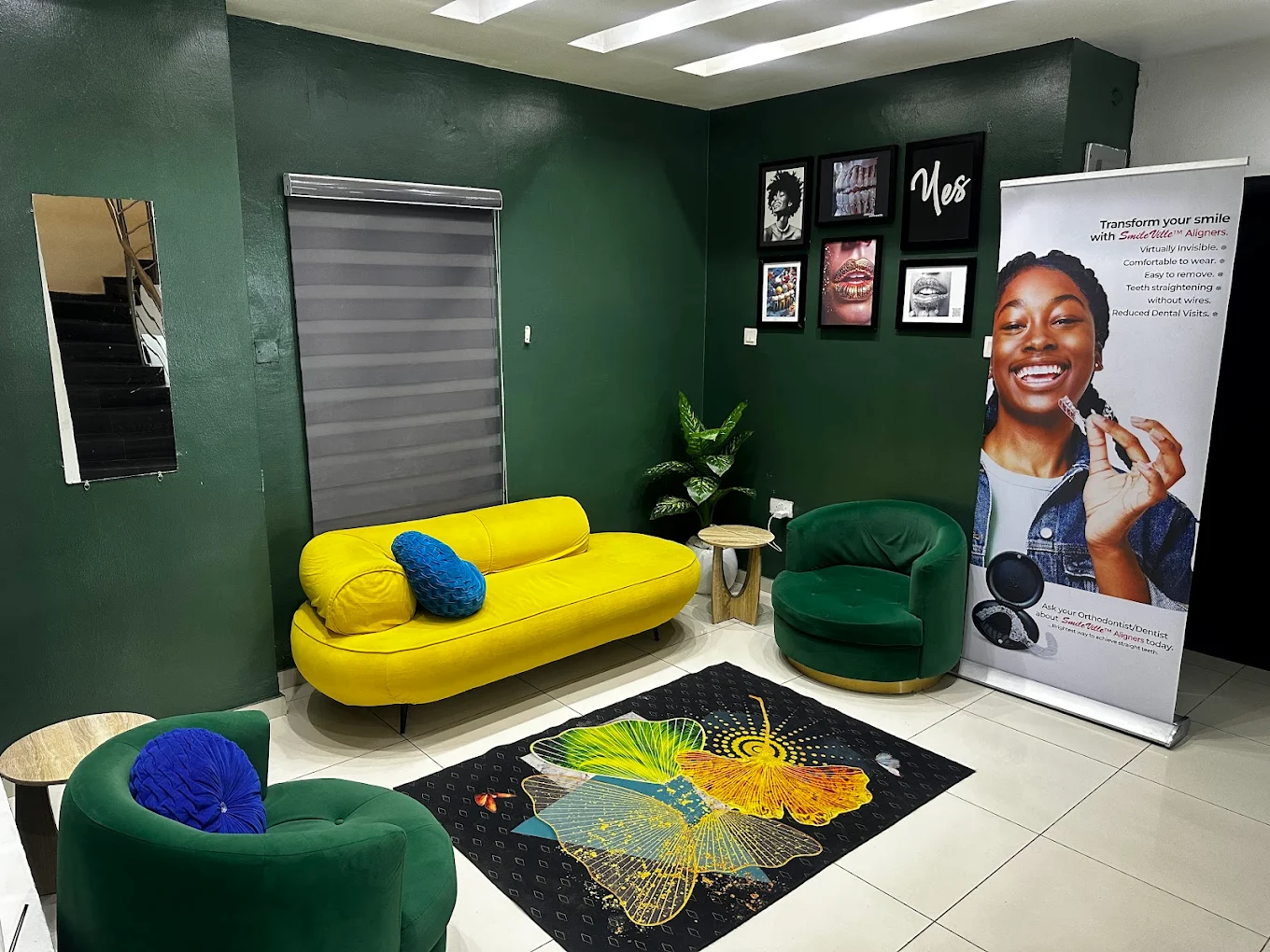 SmilePlug clinic patient lounge